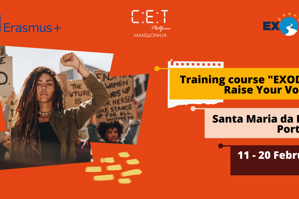 Training course EXODUS – Raise Your Voice!