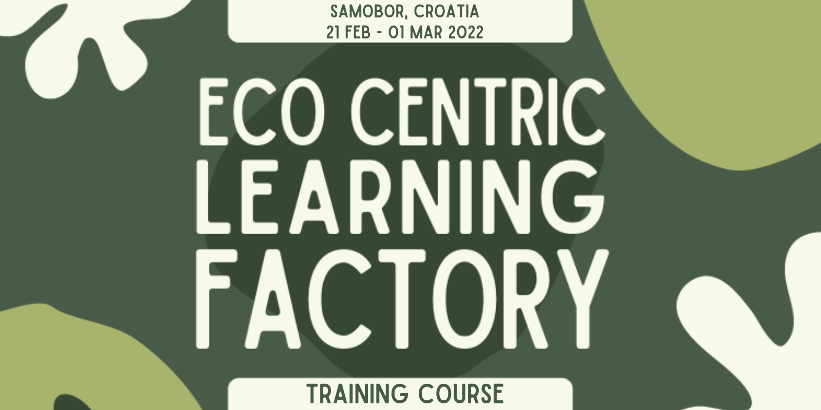 Eco centric learning factory landscape poster