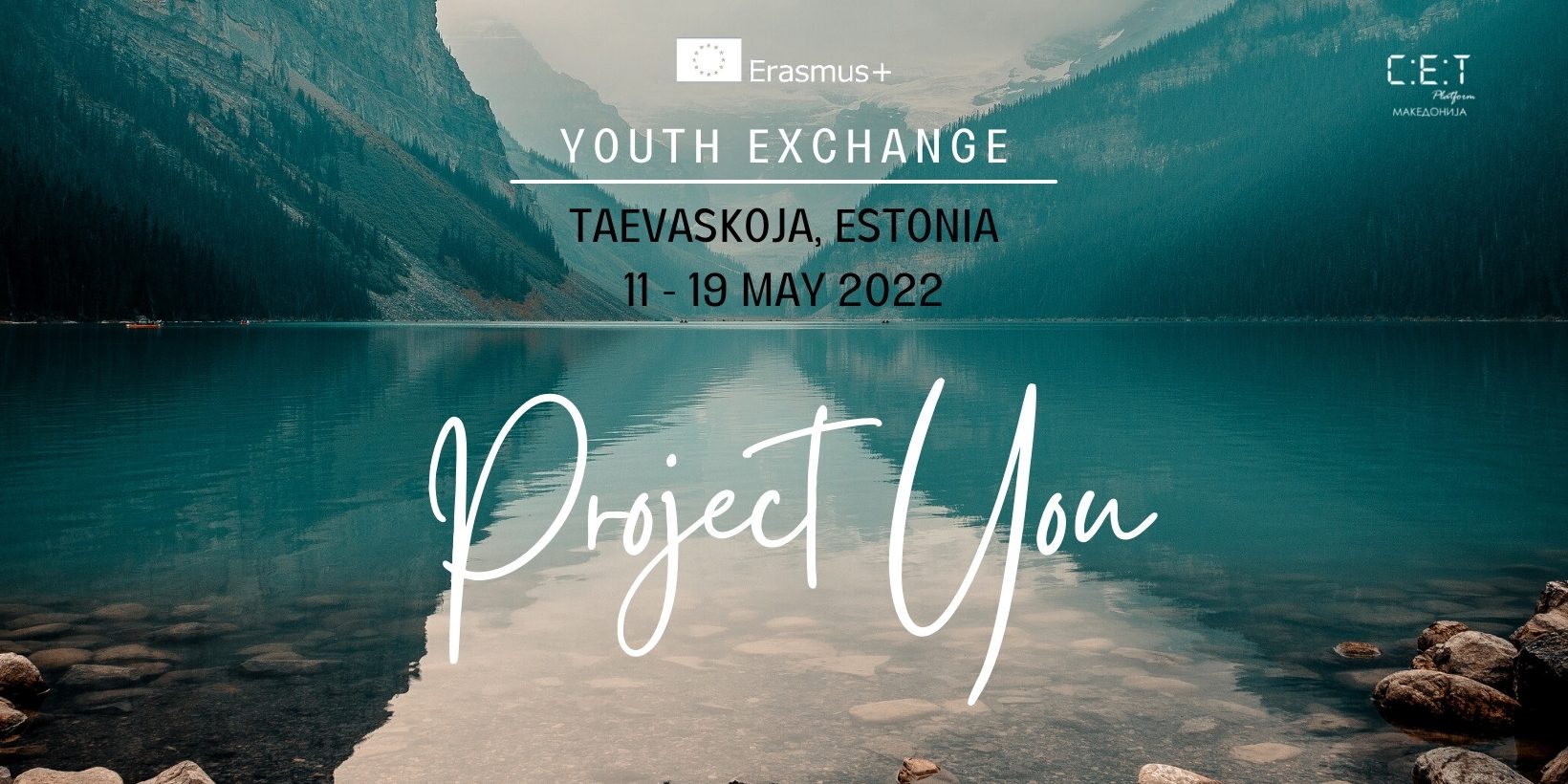 YE Project You in Estonia landscape poster